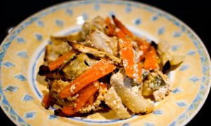 färdig rotfruktsgratäng