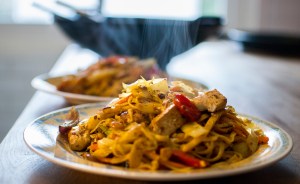 färdig wok i miljö