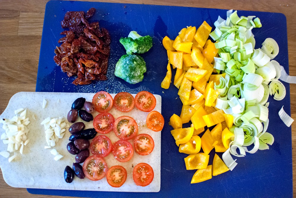 hackade pajingredienser