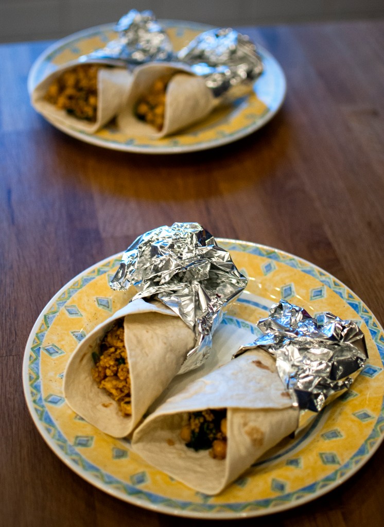 färdiga kikärtswraps