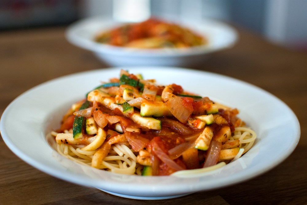 färdig zucchinipasta