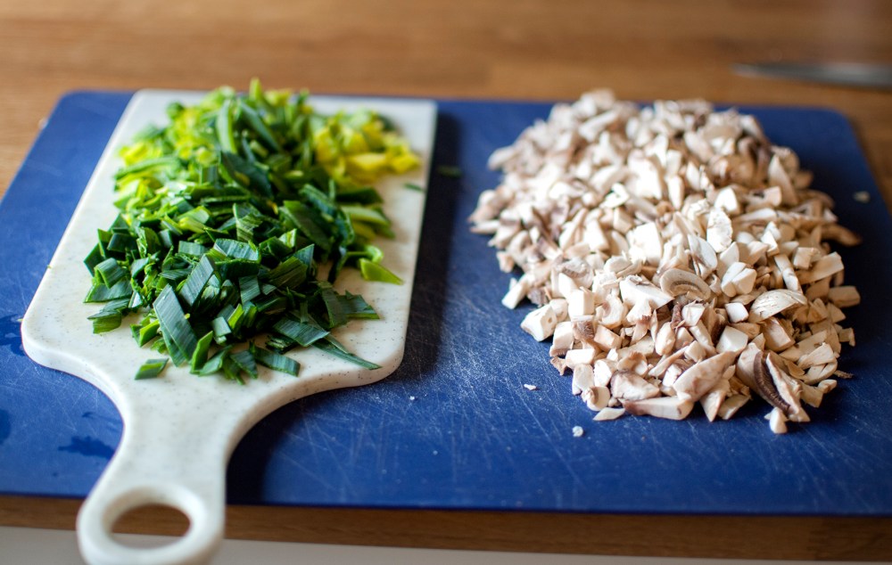 veckansvego fylld paprika hackade ingredienser