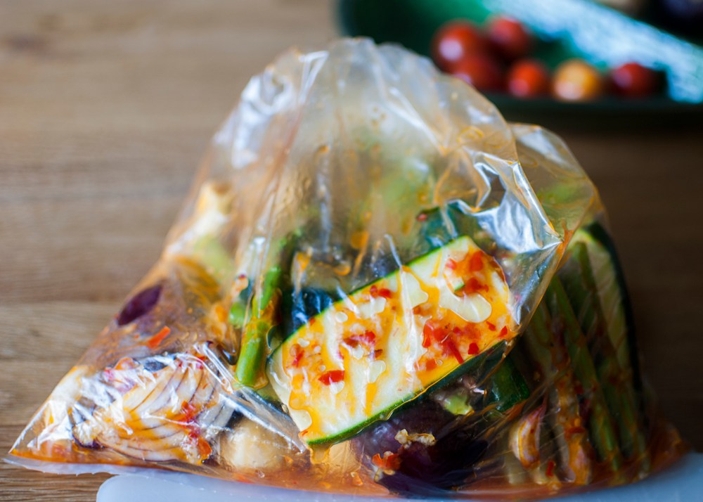 veckansvego grönsaker i marinad