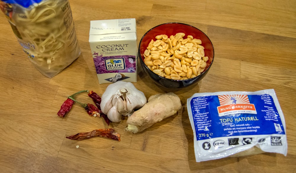 veckansvego ingredienser tofu satay