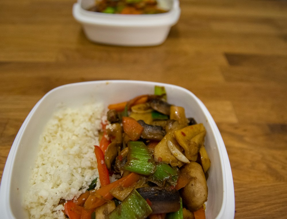 veckansvego färdig blomkålsris med japanska grönsaker