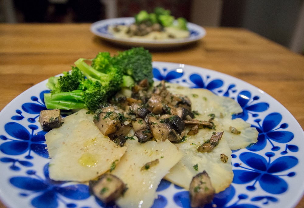 veckansvego färdig rotselleri-carpaccio