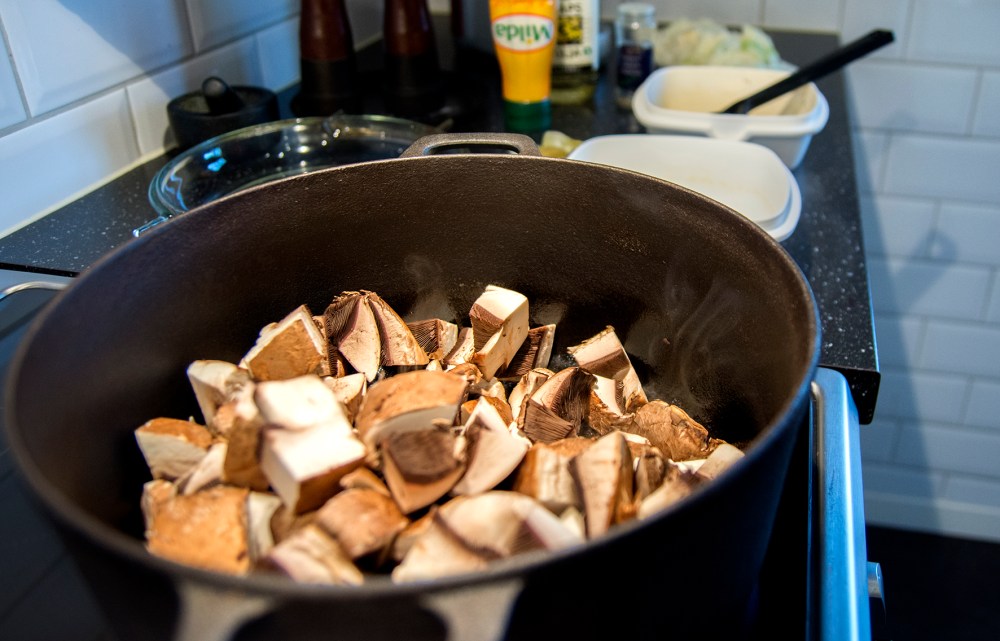 veckansvego stek i omgångar