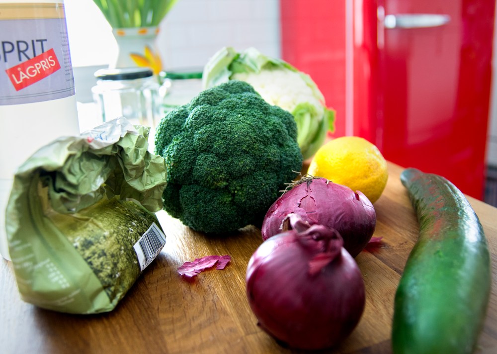 veckansvego ingredienser picklade grönsaker