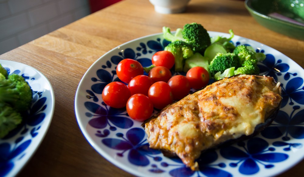 veckansvego färdig gratinerad aubergine2