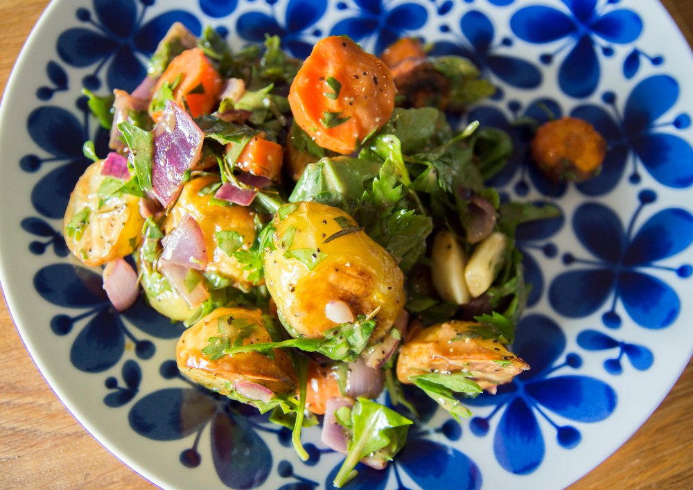 veckansvego färdig fransk-italiensk potatissallad