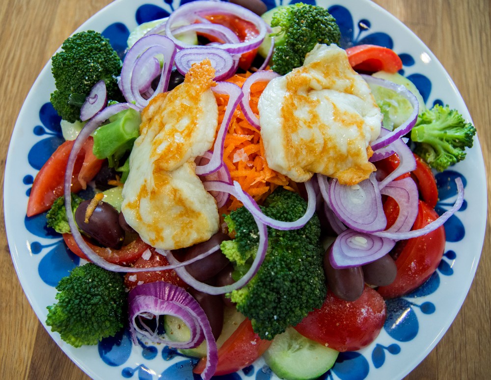 veckansvego färdig grekish sallad
