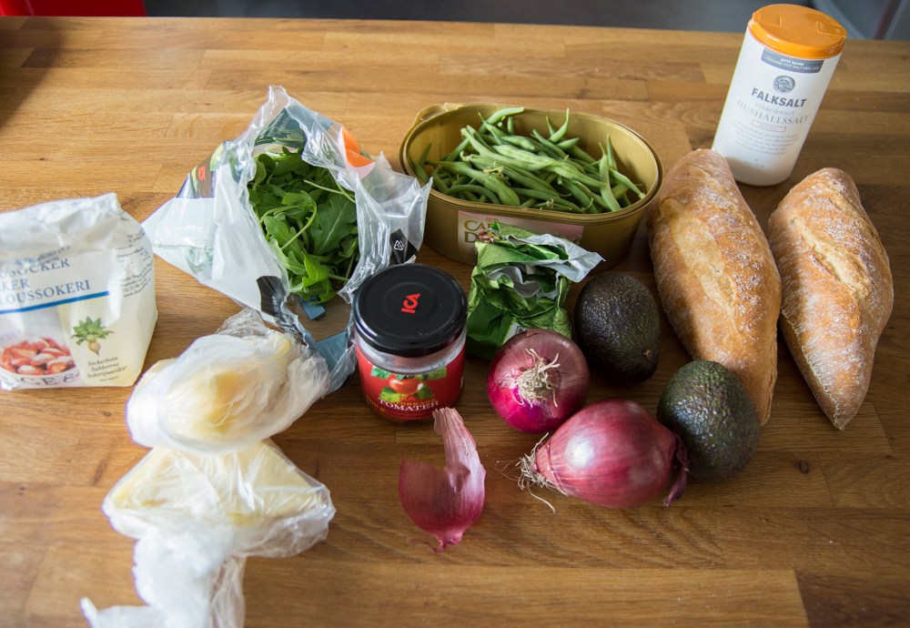 veckansvego ingredienser lunchmackor med variation